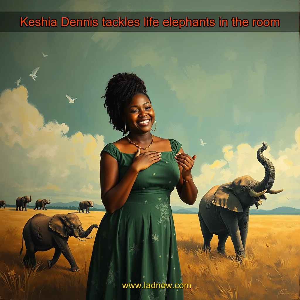 Read more about the article Keshia Dennis tackles life elephants in the room