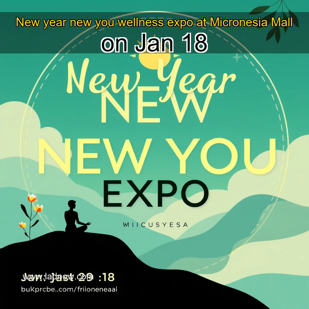 Read more about the article New year  new you wellness expo at Micronesia Mall on Jan  18