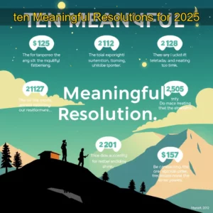 Read more about the article ten Meaningful Resolutions for 2025
