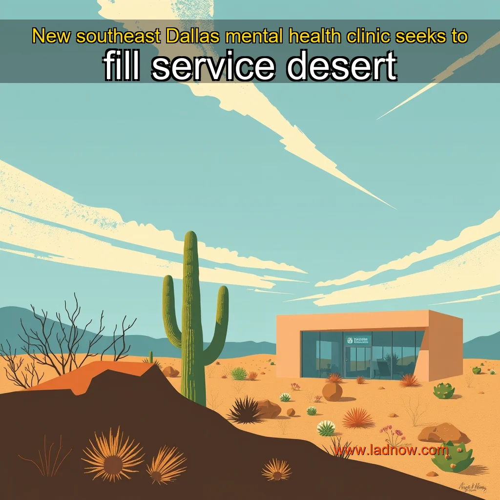 Read more about the article New southeast Dallas mental health clinic seeks to fill service desert