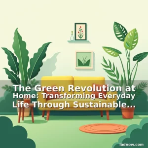 Artistic representation for The Green Revolution at Home: Transforming Everyday Life Through Sustainable Living