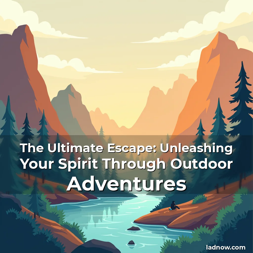 Read more about the article The Ultimate Escape: Unleashing Your Spirit Through Outdoor Adventures