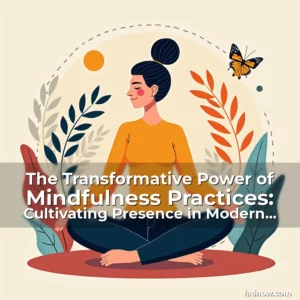 Read more about the article The Transformative Power of Mindfulness Practices: Cultivating Presence in Modern Life
