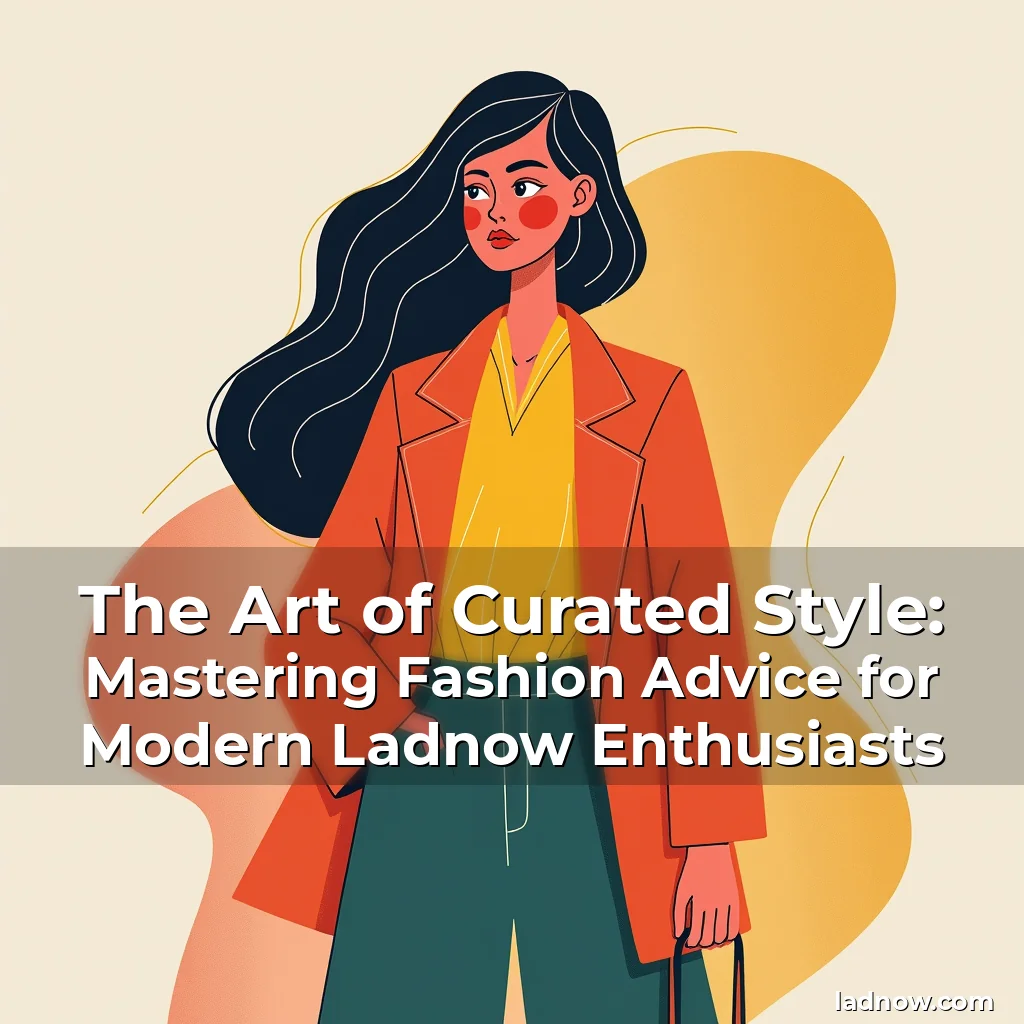 Read more about the article The Art of Curated Style: Mastering Fashion Advice for Modern Ladnow Enthusiasts