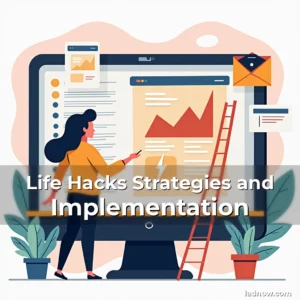 Artistic representation for Life Hacks Strategies and Implementation